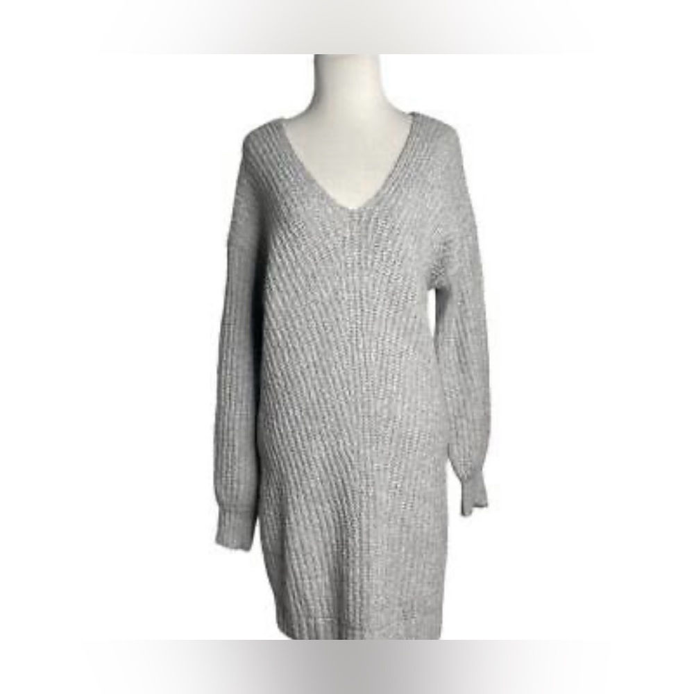 NWT light gray American Eagle sweater dress. Size M. - Picture 2 of 7
